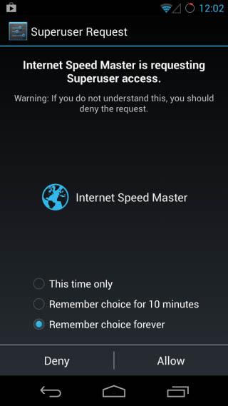 Ứng dụng Internet Speed Master tăng tốc độ 4G trên Android
