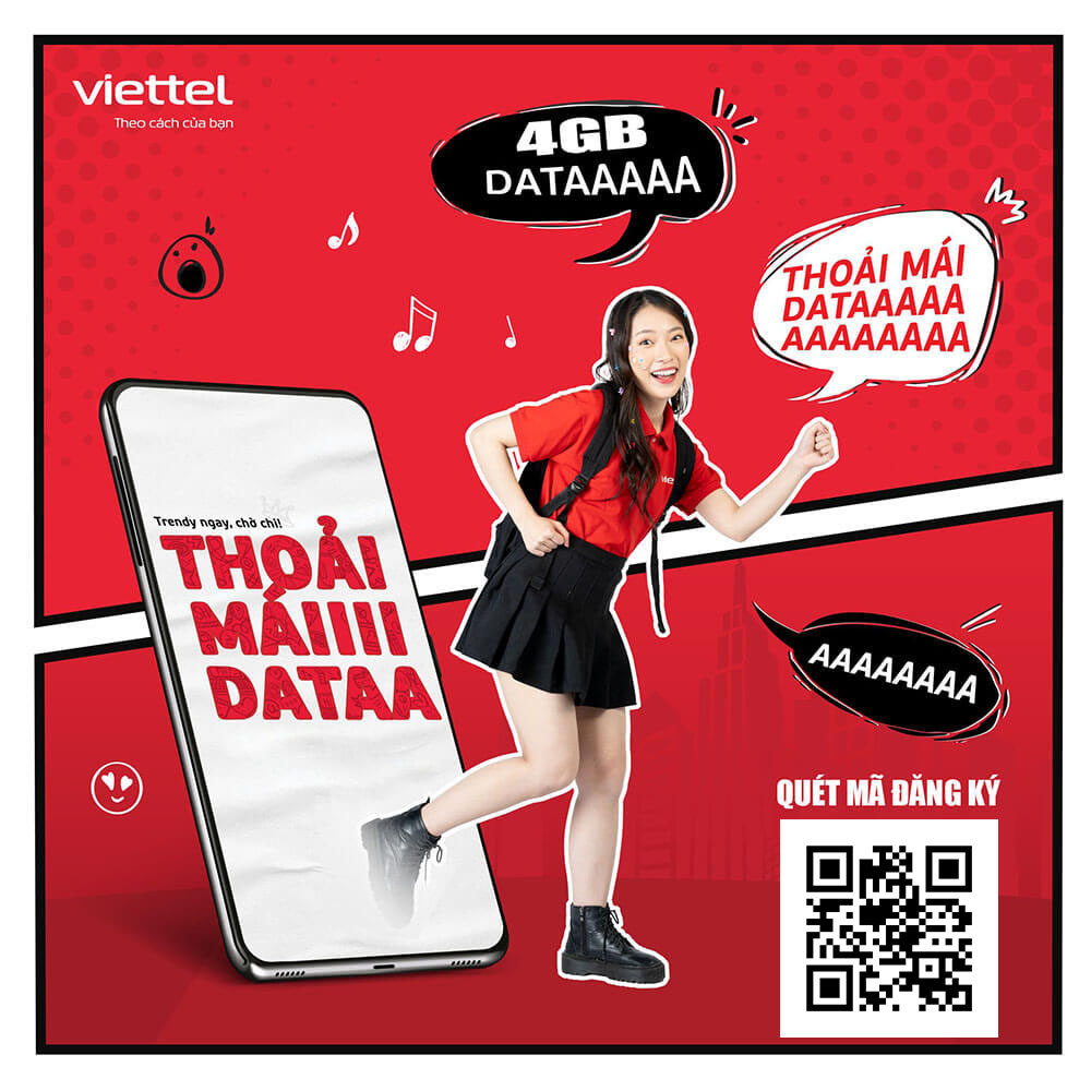 Đăng Ký 4G Viettel Sinh Viên Data Khủng 120GB giá siêu rẻ