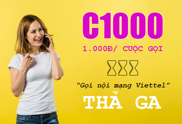 gói C1000 – gói 1000đ/cuộc gọi của Viettel