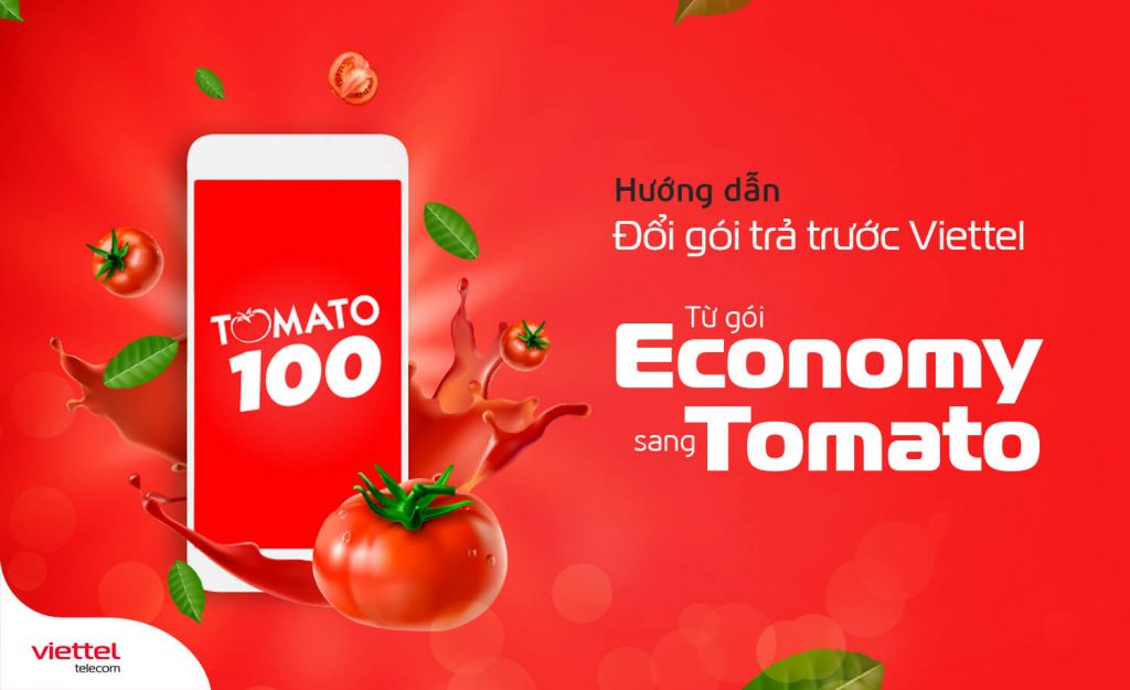 Hướng dẫn đăng ký gói Tomato Viettel cho thuê bao hòa mạng trả trước